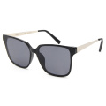 Fashion Metal Frame Cat Eye Womens Sunglasses